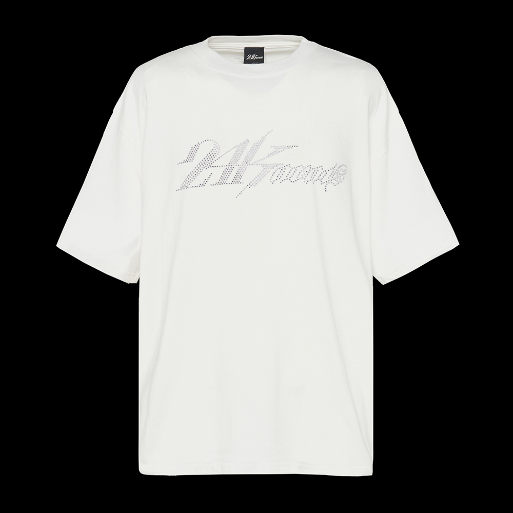 RHINESTONE SS TEE 詳細画像 O.White 5