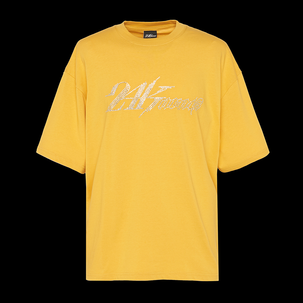 RHINESTONE SS TEE 詳細画像 Mustard 8