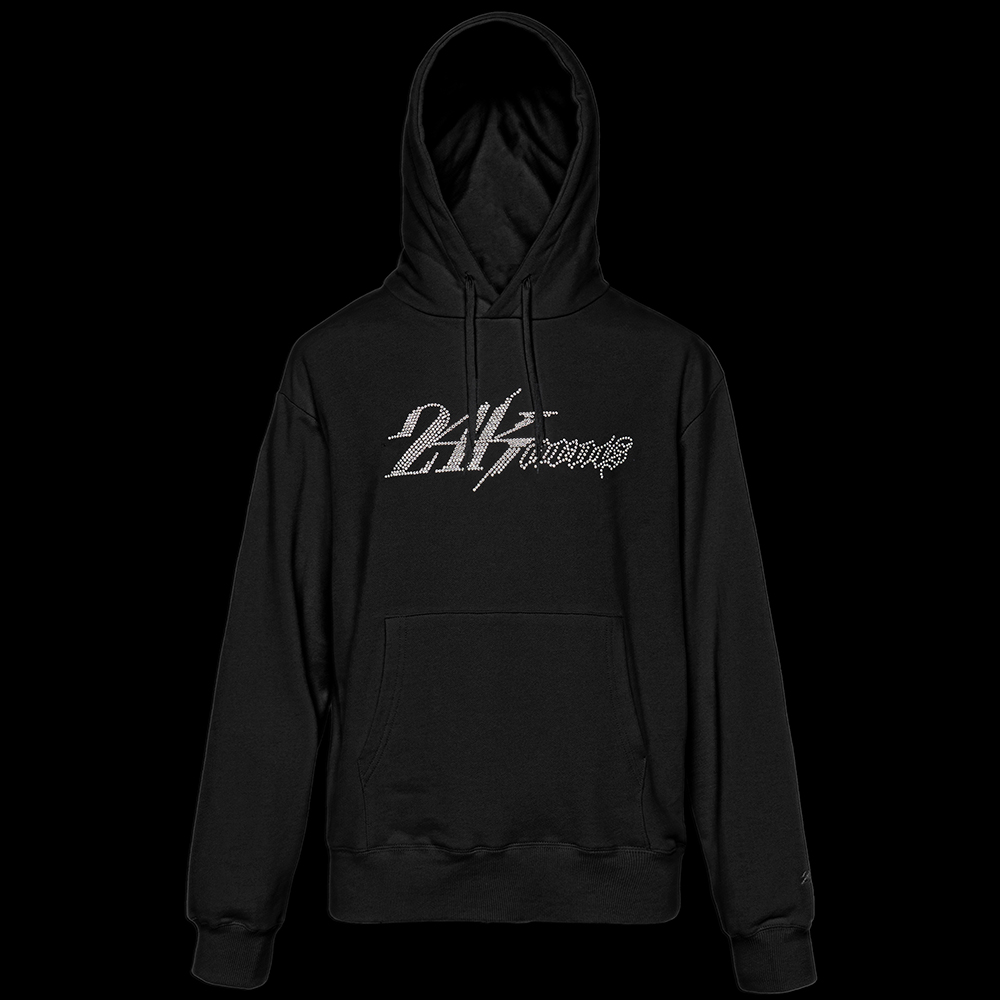 RHINESTONE PULLOVER HOODIE 詳細画像 Black 1