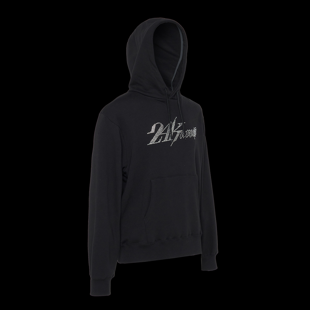 RHINESTONE PULLOVER HOODIE 詳細画像 Black 2