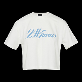 WMNS CROPPED LOGO TEE