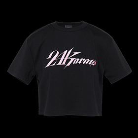 WMNS CROPPED LOGO TEE