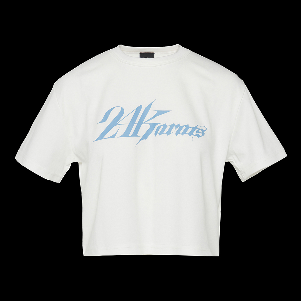 WMNS CROPPED LOGO TEE 詳細画像 O.White 4