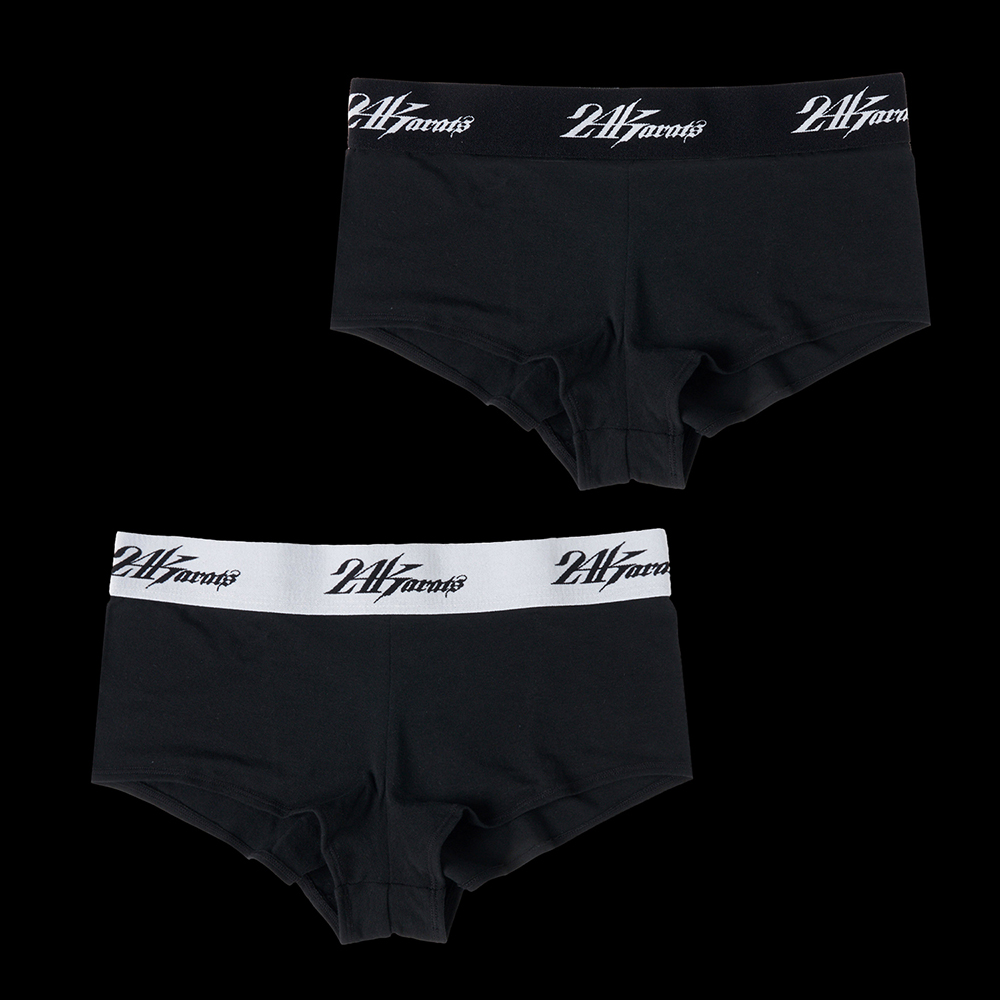 WMNS BOXER PANTS (2PACK) 詳細画像 Black 1