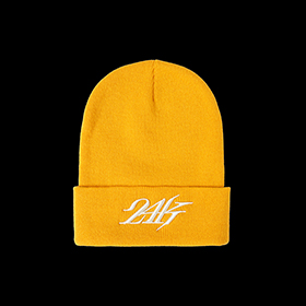 EMBROIDERED LOGO BEANIE