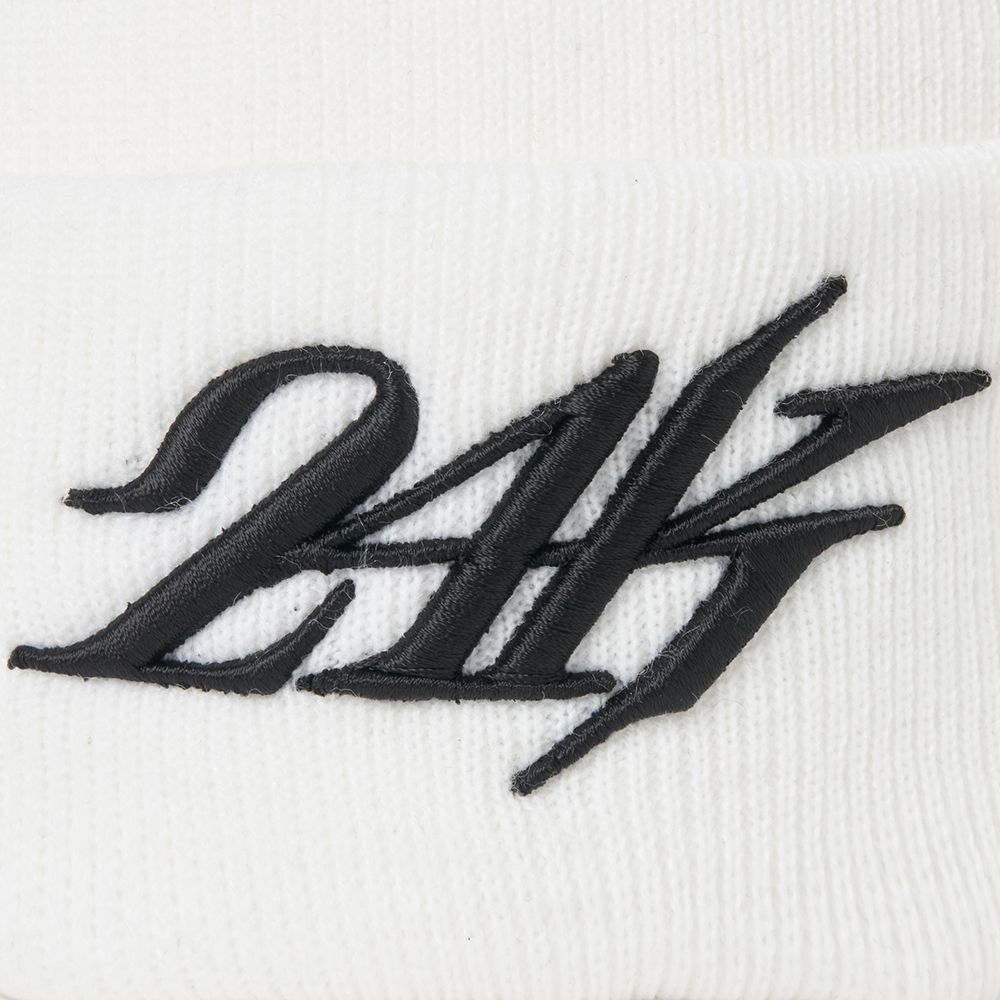 EMBROIDERED LOGO BEANIE 詳細画像 O.White 5