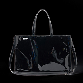 PATENT LEATHER SHOULDER HAND BAG 詳細画像