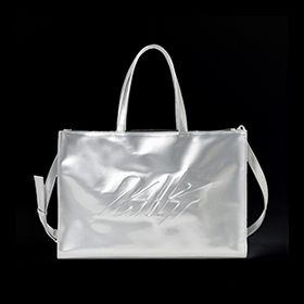 PATENT LEATHER SHOULDER HAND BAG