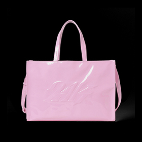 PATENT LEATHER SHOULDER HAND BAG