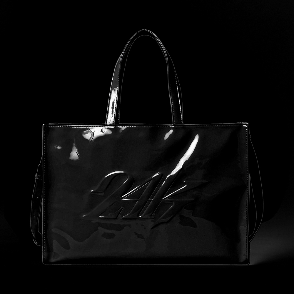 PATENT LEATHER SHOULDER HAND BAG 詳細画像 Silver 1