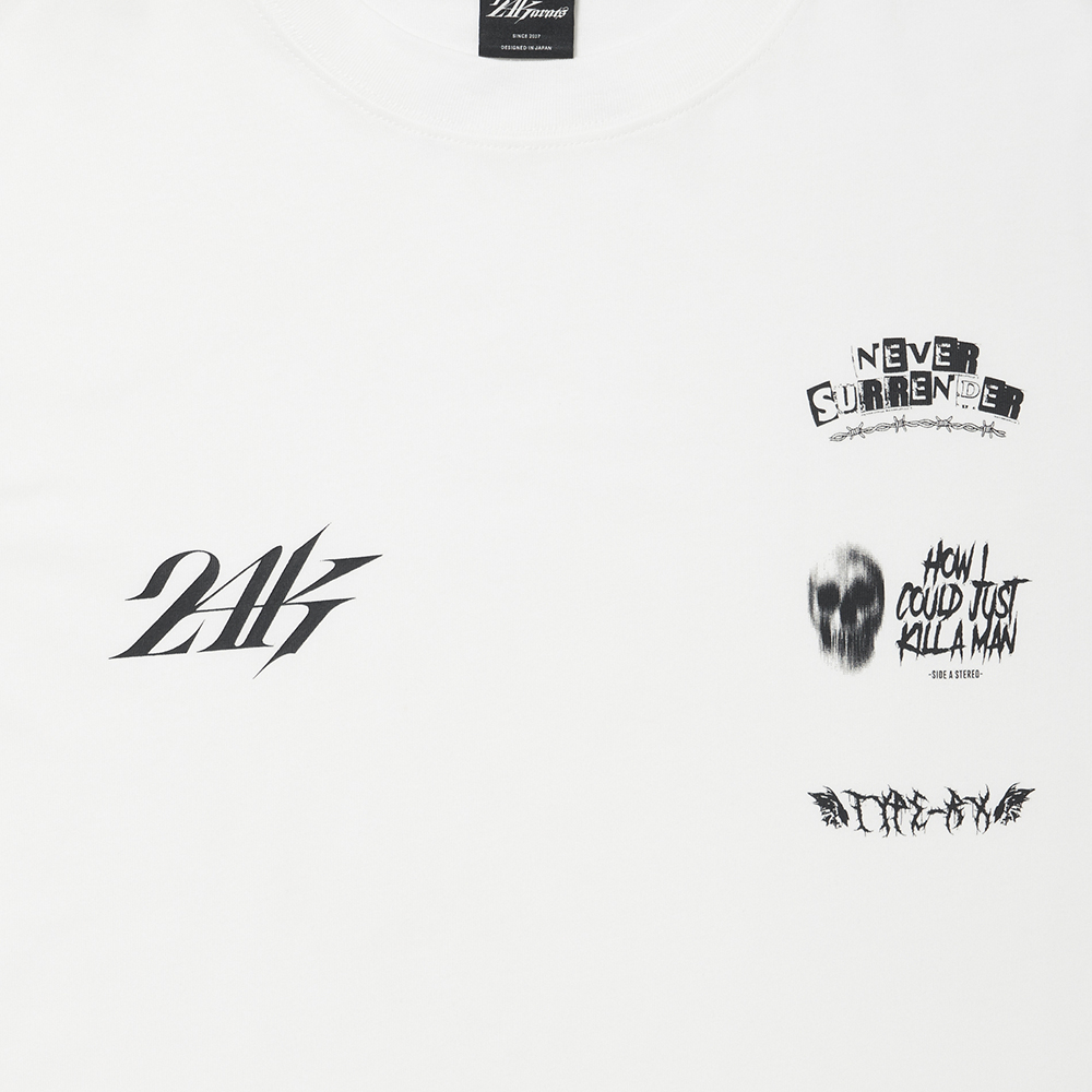 GRIME GRAPHIC SS TEE 詳細画像 O.White 6