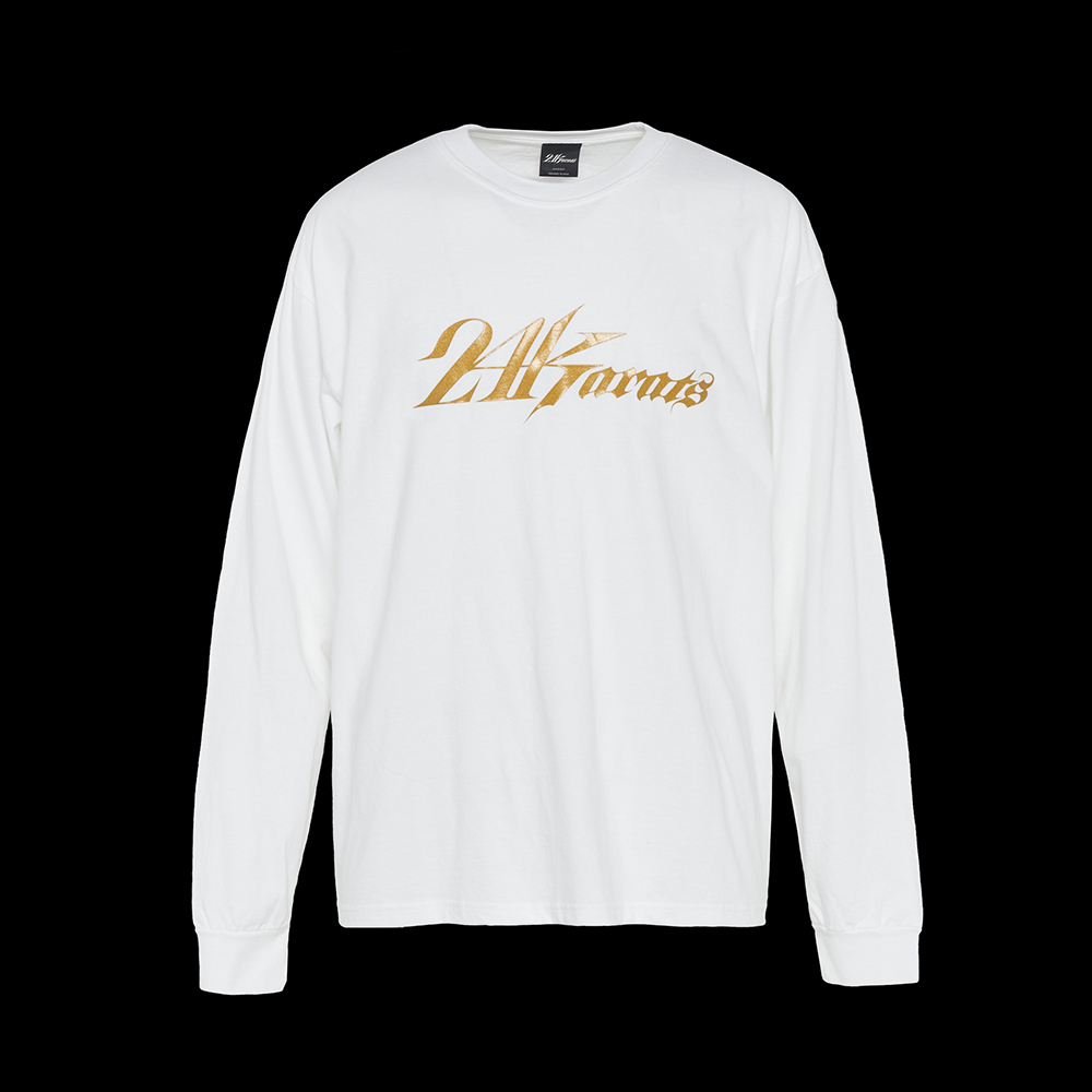 GROSSY PT TEE LS 詳細画像 White/Gold 1