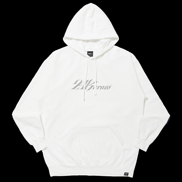 GARMENT DYE RHINESTONE HOODIE(OVERSIZE SILHOUETTE)				 				 詳細画像