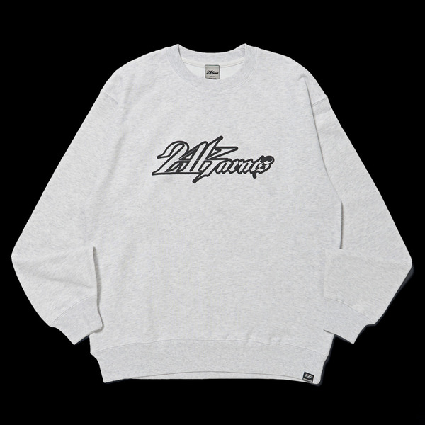 FOAMING PT CREWNECK SWEATSHIRTS 詳細画像 O.White 1