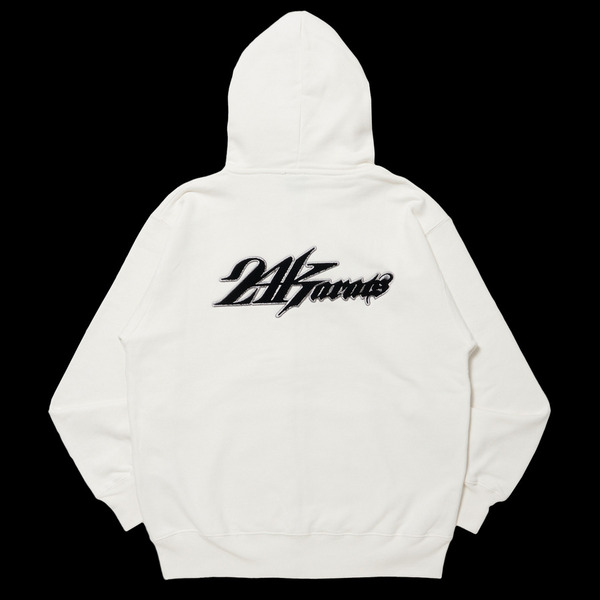 CHENILLE  ZIP HOODIE 詳細画像 O.White 2