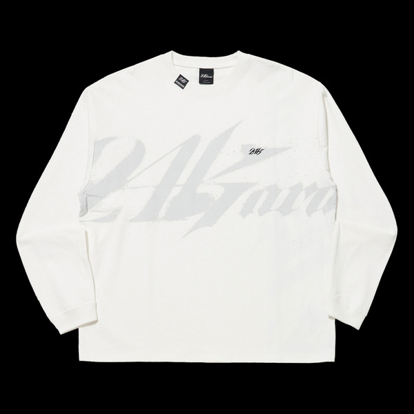 OVER PRINT LS TEE 詳細画像 O.White 6