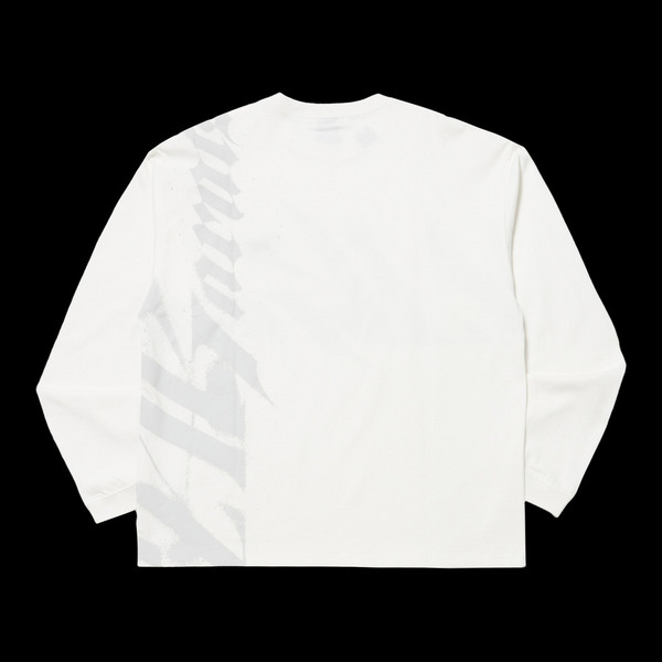 OVER PRINT LS TEE 詳細画像 O.White 7