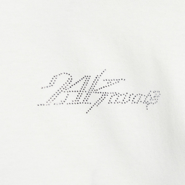 WMNS RHINESTONE LS TEE 詳細画像 White 3