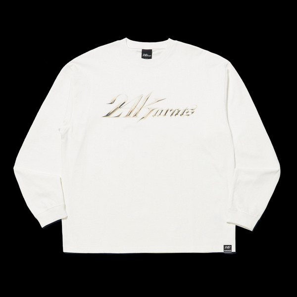 CHROME LOGO LS TEE 詳細画像 White 1