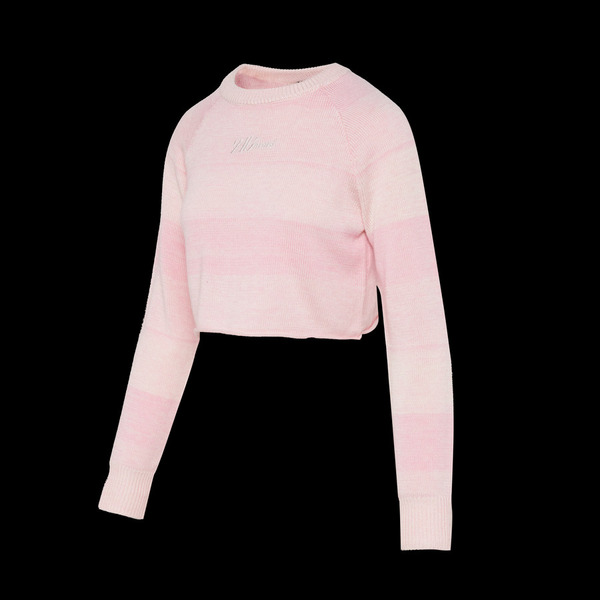 WMNS CROPPED KNIT SWEATER 詳細画像 Black 1