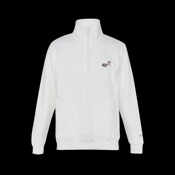 OP LABEL HALFZIP SWEATSHIRTS 詳細画像 White 1