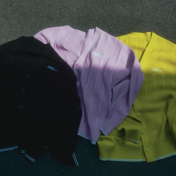 SHADOW STRIPE KNIT CARDIGAN 詳細画像 Black 13