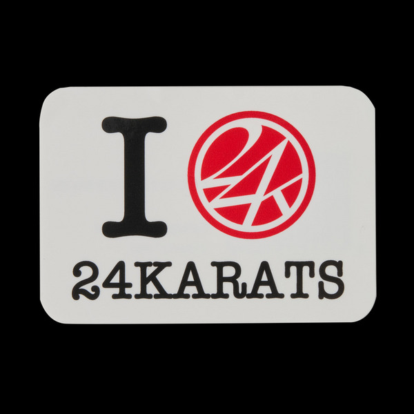 24LOVES SOUVENIR STICKER