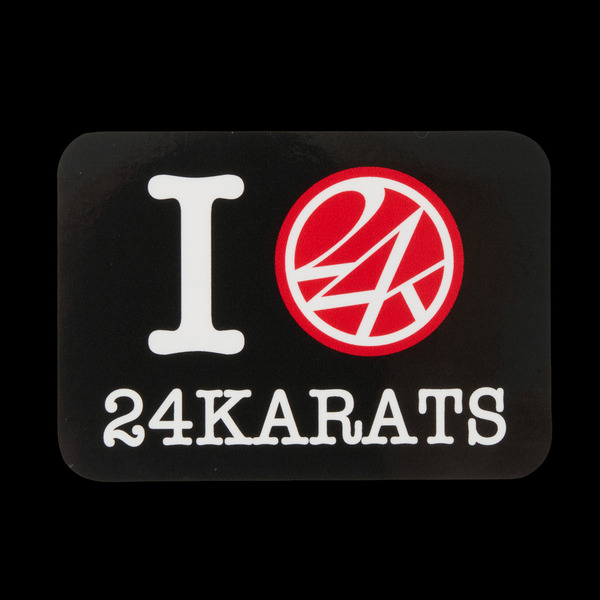 24LOVES SOUVENIR STICKER 詳細画像 Black 1