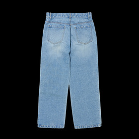 RHINESTONE DENIM BAGGY PANTS 詳細画像
