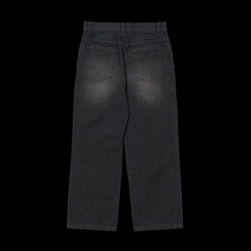 RHINESTONE DENIM BAGGY PANTS 詳細画像