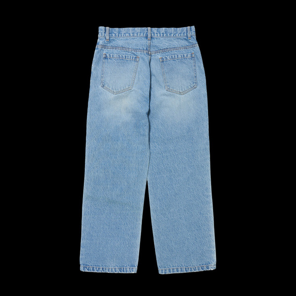 RHINESTONE DENIM BAGGY PANTS 詳細画像 Black 1
