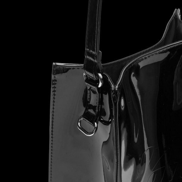 PATENT LEATHER 2WAY TOTE BAG 詳細画像 Black 15