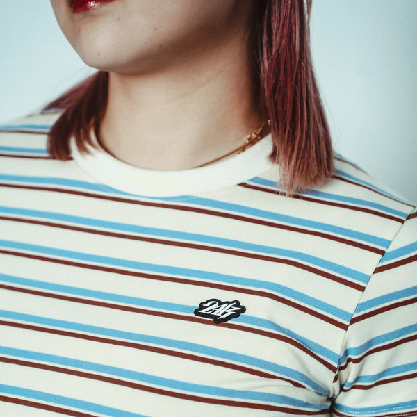 WMNS MULTI BORDER SS TEE				 				 詳細画像 White 10
