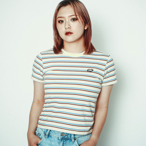WMNS MULTI BORDER SS TEE				 				 詳細画像 White 11