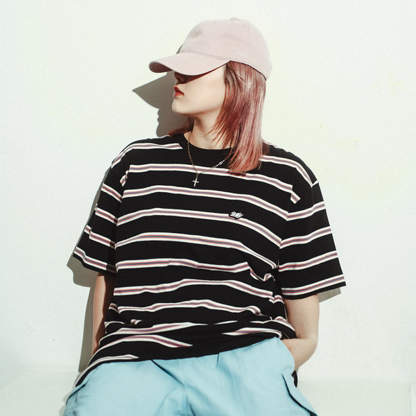 MULTI BORDER SS TEE				 				 詳細画像 Black 10