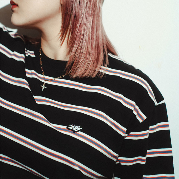 MULTI BORDER SS TEE				 				 詳細画像 Black 11