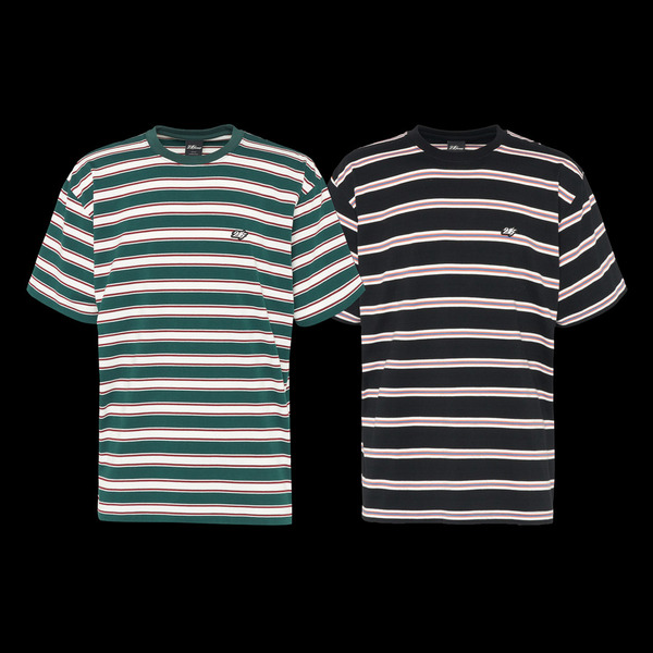 MULTI BORDER SS TEE				 				 詳細画像 Black 12