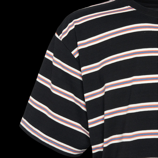 MULTI BORDER SS TEE				 				 詳細画像 Black 4