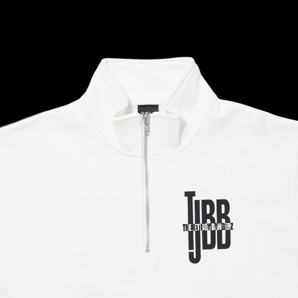 24k x TJBB Half Zip Sweat 詳細画像 White 2