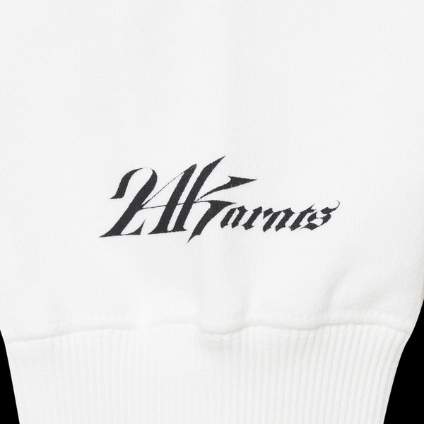 24k x TJBB Half Zip Sweat 詳細画像 White 7