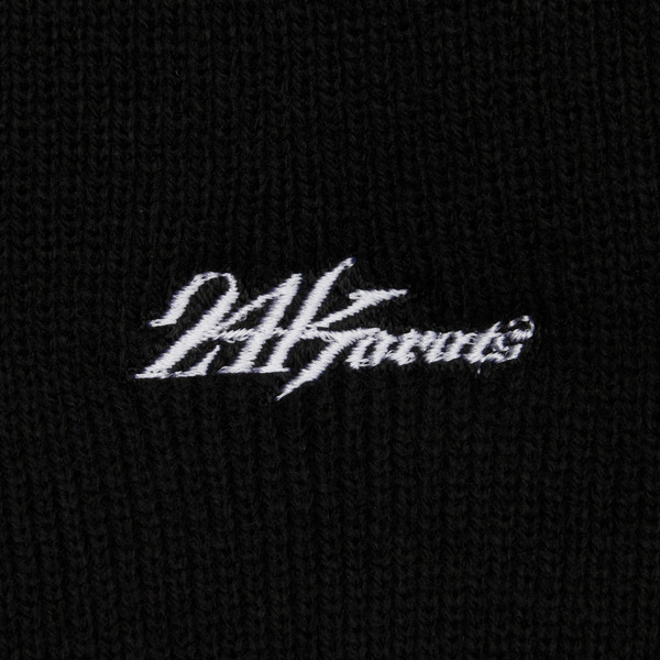 24k x WHH Knit Cap 詳細画像 Black 3
