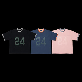 24 GLITTER FOOTBALL SS TEE 詳細画像