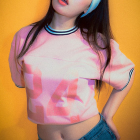 24 GLITTER FOOTBALL SS TEE 詳細画像