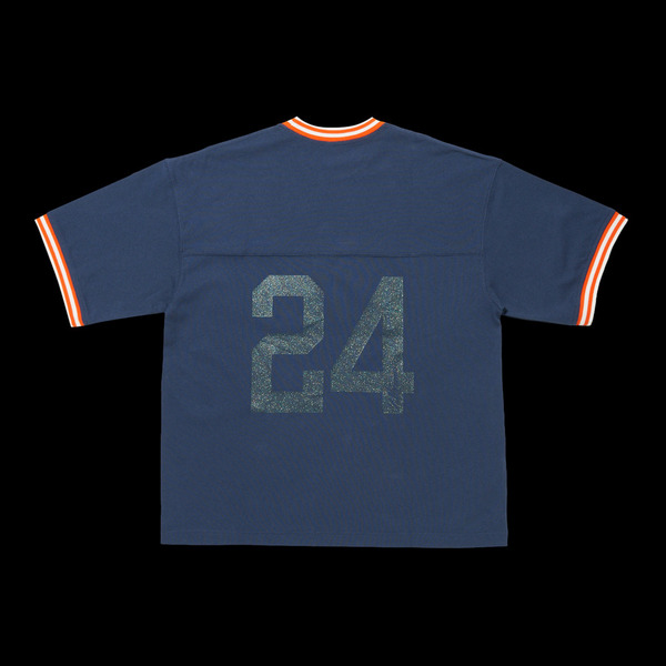 24 GLITTER FOOTBALL SS TEE 詳細画像 Navy 7