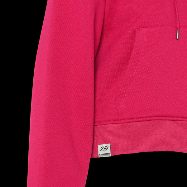 WMNS RHINESTONE LOGO ZIP HOODIE (Girls² ver) 詳細画像 Pink 2