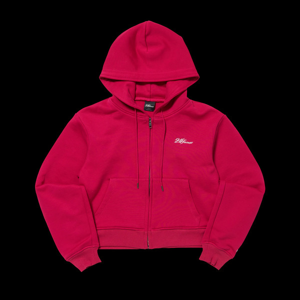 WMNS RHINESTONE LOGO ZIP HOODIE (Girls² ver)