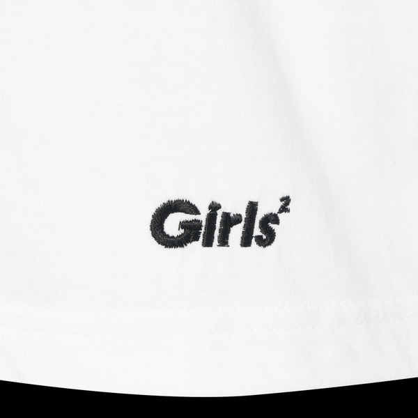 MENS RHINESTONE LOGO TEE (Girls² ver) 詳細画像 White 7