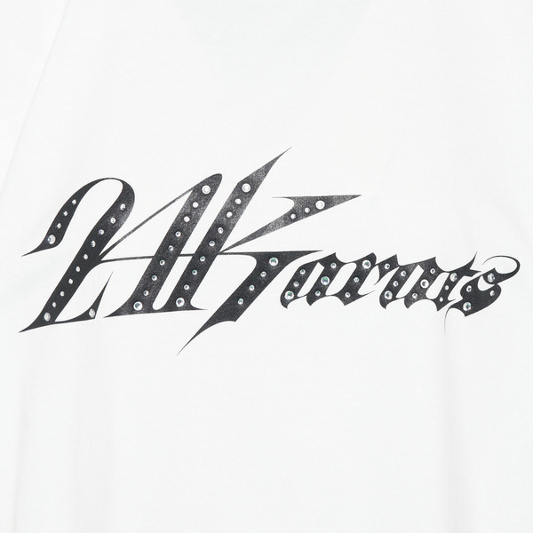 MENS RHINESTONE LOGO TEE (Girls² ver) 詳細画像 White 8