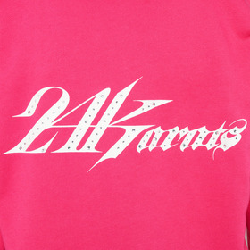 MENS RHINESTONE LOGO ZIP HOODIE (Girls² ver) 詳細画像
