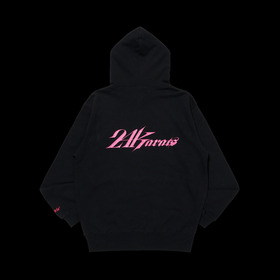 MENS RHINESTONE LOGO ZIP HOODIE (Girls² ver) 詳細画像